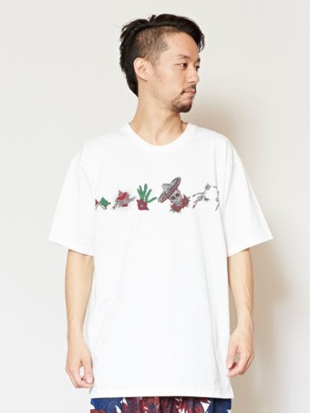 カラベラインメンズｔシャツ White チャイハネ 公式通販