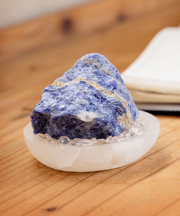 セレナイト丸皿 8cm